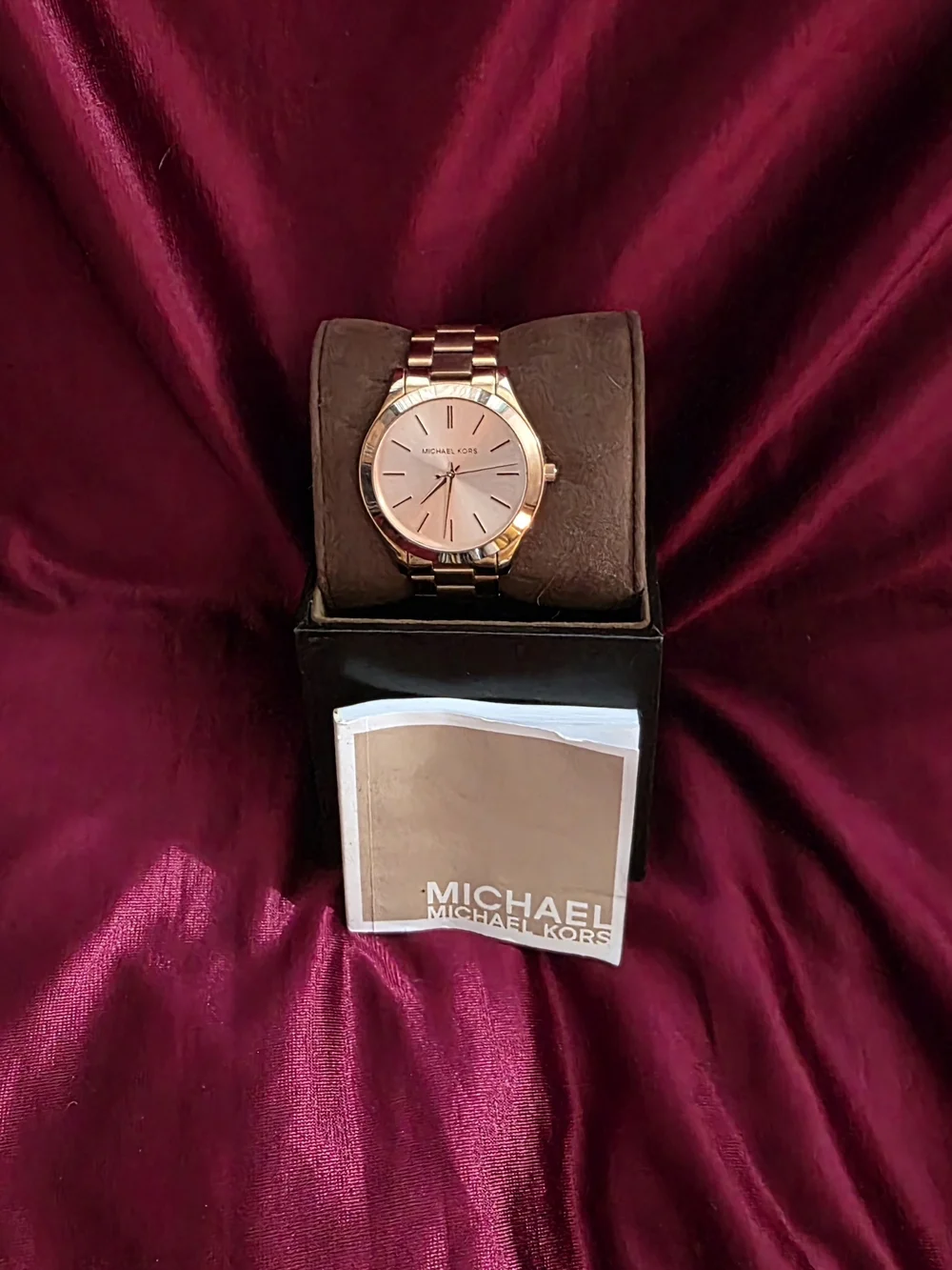 Michael Kors  Gold Tone Womens  Bracelet Watch